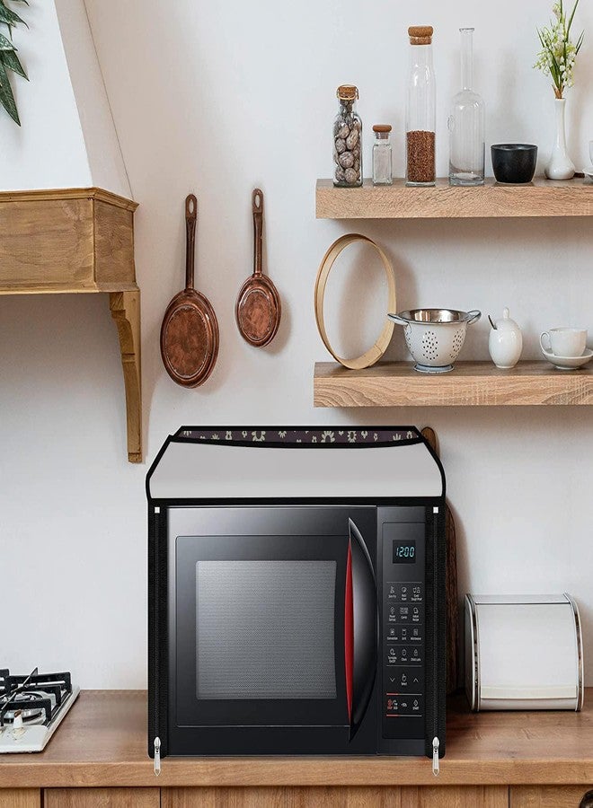 Vocal Store Microwave Oven Full Closure Cover Suitable for All Major Brands for 23 Liters - MOVN2-P075-23 - Image 2